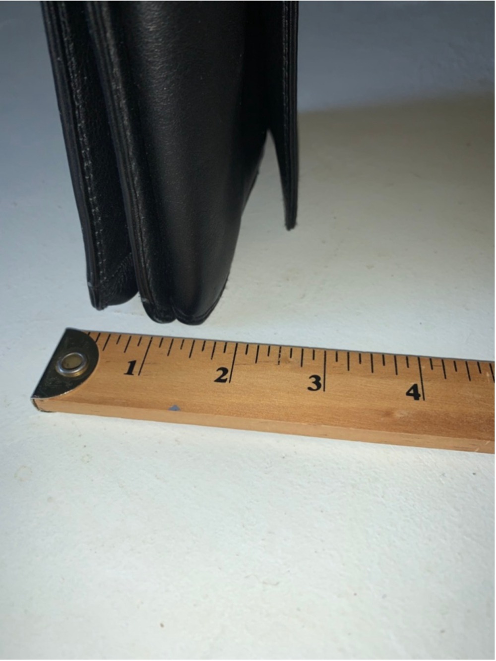 Women's Black Leather Clutch Wristlet Derek Alexander - Picture 8 of 11
